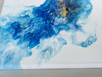 Blue jelly minimalist painting