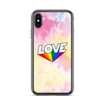 Tie Dye Love iPhone Case