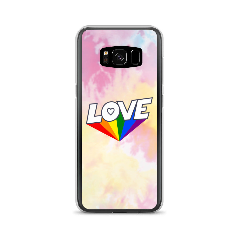 Tie Dye Love Samsung Case