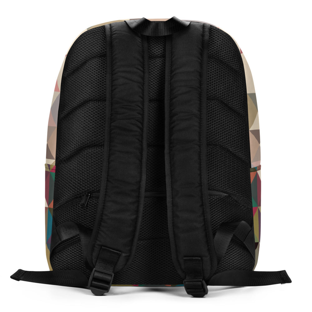 BerryU mosaic side print Minimalist Backpack